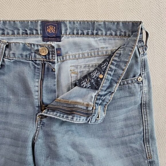 Rock & Republic Jeans Men's Size 36x30 Neil Cut Denim Blue Flap Pockets EUC - Picture 15 of 16